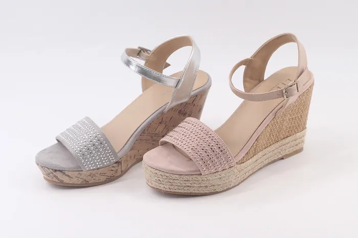 Studded Ankle Strap Wedge ES20-413 — H.E.R